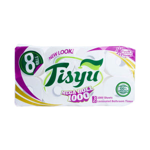 Tisyu Bathroom Tissue Mega Roll 8S
