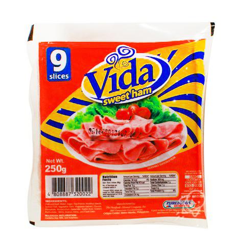 Vida Sweet Ham Sliced 250g