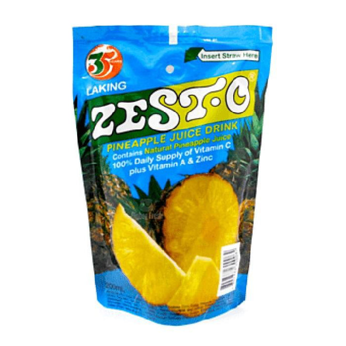 Zesto Juice Drink Pineapple 200mL